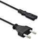 Qoltec IEC C7 - IEC C7 Cable 3m Μαύρο KKQTKKBZ0320