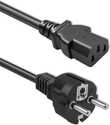 Qoltec Schuko - IEC C13 Cable 1.5m Μαύρο KKQTKKBZ0250