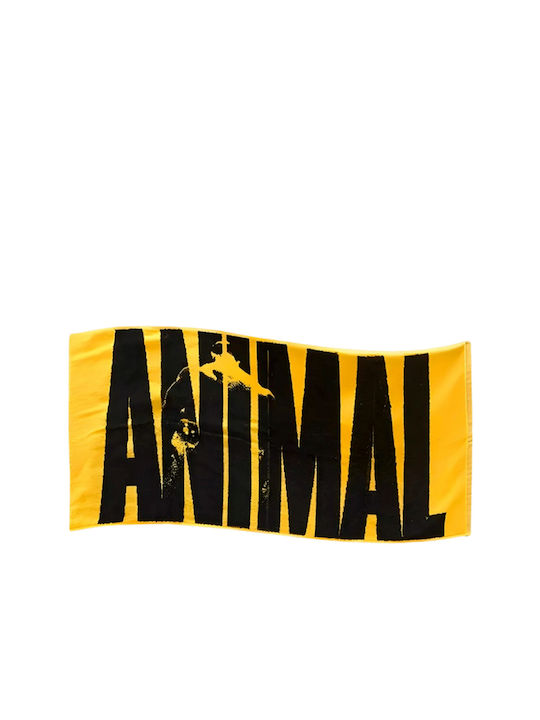 Universal Animal Gym Towel Be Animal 50x100cm Yellow Universal Animal Gym Towel Be Animal 50x100cm Yellow