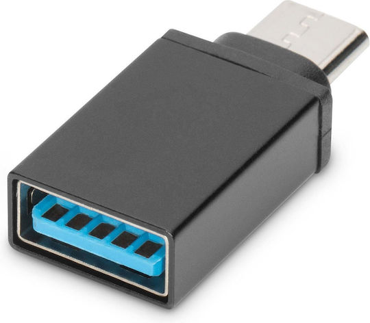 Digitus Usb 3.0 Superspeed Adapter Typ Usb-C Usb-A Weiblich Schwarz