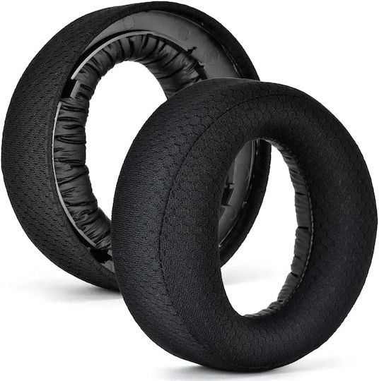 Sonictech Ersatzteile Ohrpolster Sony Ps5 Pulse 3d Ps5 Wireless Set 2 Stück Schwarze Stoff Ohrpolster Headset