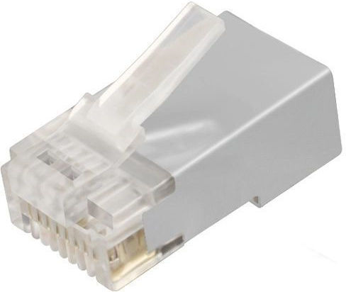 Powertech Конектор Rj45 Cat 6a Cab-n322 Метален 8p8cs 1 Брой
