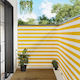 vidaXL Yellow Shade Divider with PU Coating 1.5...