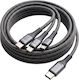 KLGO USB to Type-C / Lightning Cable 1.2m S-689