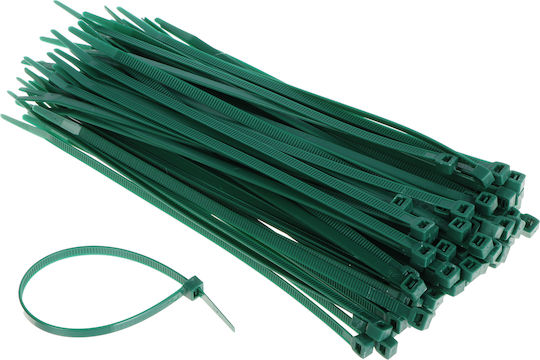 Elektro Plast Δεματικά Καλωδίων Πλαστικά σε Πράσινο χρώμα (100τμχ)