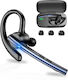 Techsuit Vocelis Pro (CB4) In-ear Bluetooth Handsfree Ακουστικό Μπλε