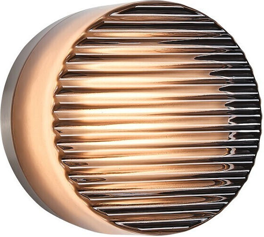 VK Lighting Wall Lamp with Integrated LED and Warm White Light Grey
