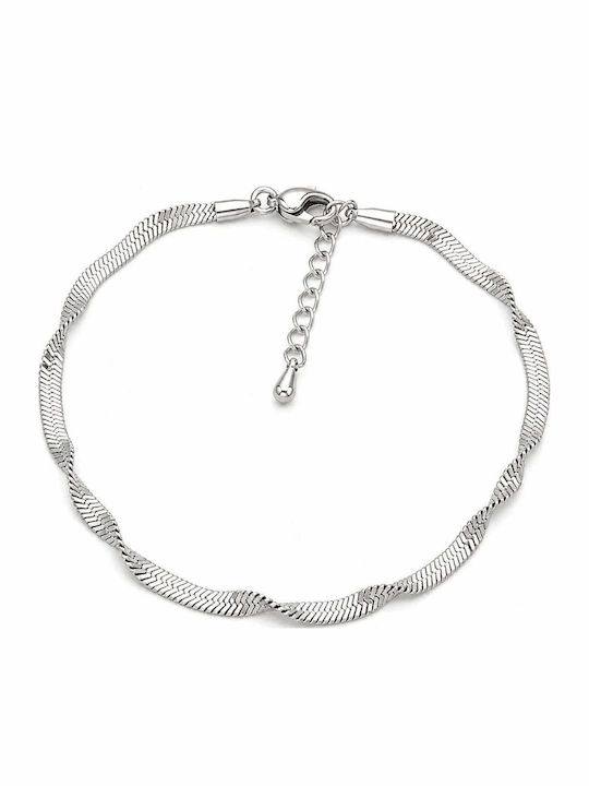 Charmy Anklet from Stainless Steel 23cm