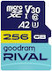GoodRAM microSDXC 256GB U3 V30 A2 UHS-I 170MB/s with Adapter