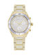 Swarovski Dextera Lux Womens Watch 40mm Chronograph Battery with Gold Metal Bracelet