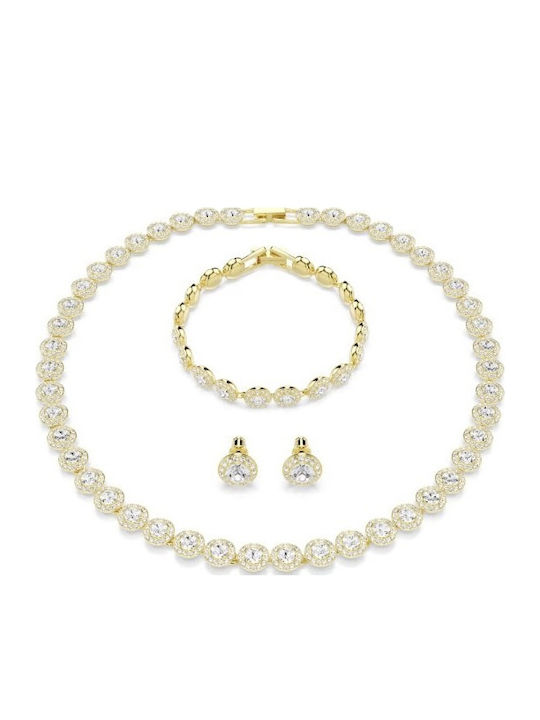 Swarovski Σετ Κοσμημάτων από Χρυσό Swarovski Σετ Κοσμημάτων από Χρυσό