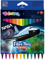 Colorino Markers Kosmos Nasa Set 12 Pieces