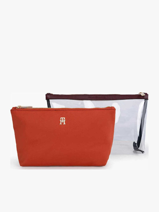 Tommy Hilfiger 2 Pack Washbag Geantă Pentru Femei Roșie