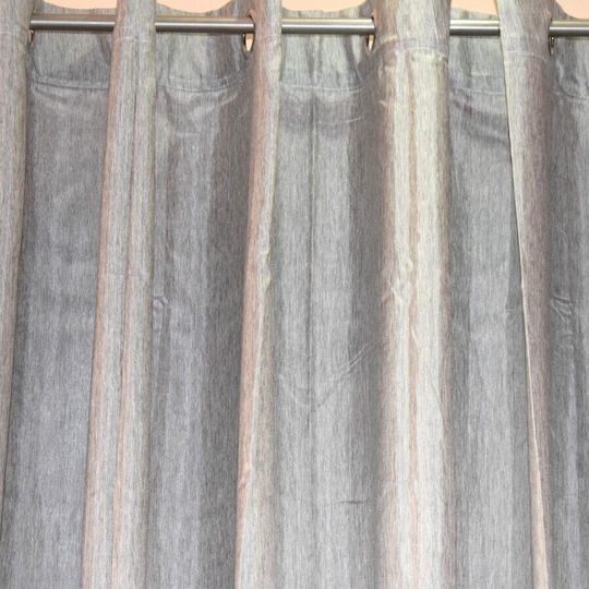 To megalo pazari Curtain With Grey Grommets 270x280cm
