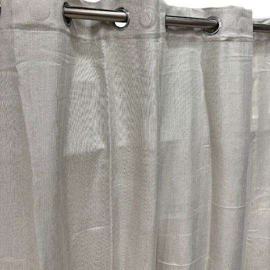 To megalo pazari Vorhang mit Grommets Offenes Beige 270x280cm