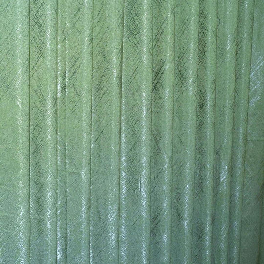 To megalo pazari Curtain With Pencil Pleat Green 270x280cm