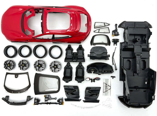 1/25 Ferrari Purosangue 2022 Red Easy Build Metal Kit