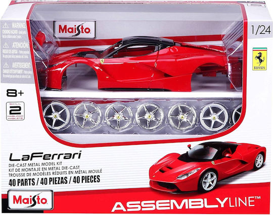 1/24 Ferrari Laferrari 2013 Red Easy Build Metal Kit