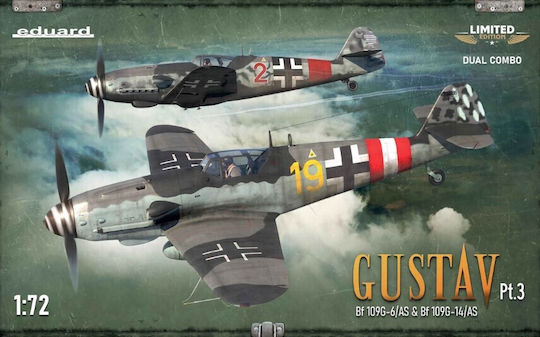 Eduard Plastic Kits 1:72 Gustav Pt 3 Dual Combo Limited