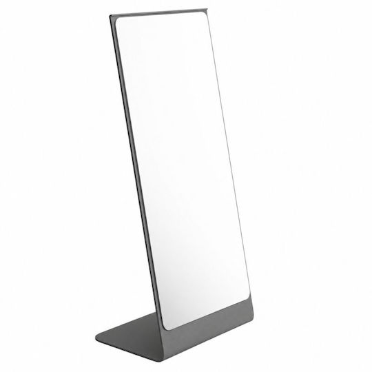 Pam & Co Καθρέπτης Μακιγιάζ Επιτραπέζιος 17x40cm Γκρι