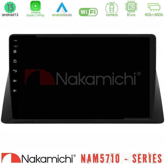 Nakamichi Nam5710 Series 8core Android13 4+64gb Honda Wr-v 2024-> Navigation Multimedia Tablet 10"