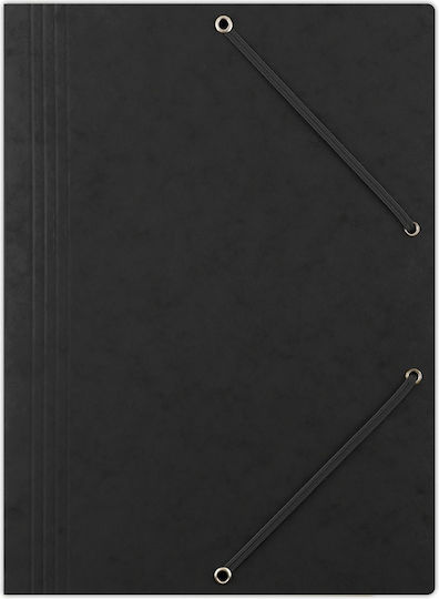 Folder Elastic Band A4 Pressboard Kbk Black 06.070.9008