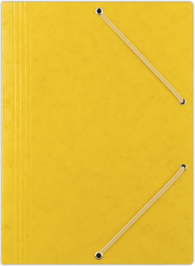 Folder Elastic Band A4 Pressboard Kbk Yellow 06.070.9005