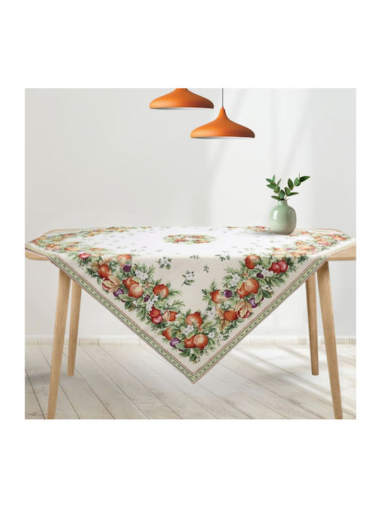 Dimeco Tablecloth Pomea Multicolour 140x180cm