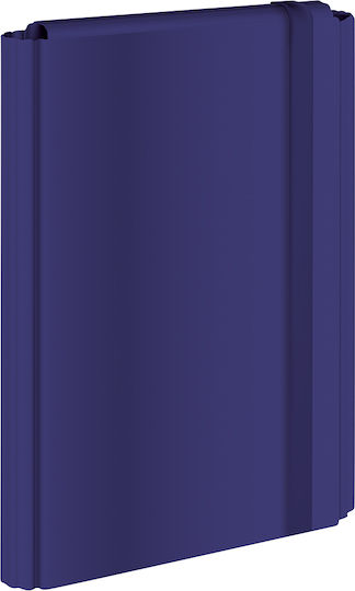 Hardcover Folder Elastic Band A4+ Dark Blue Interdruk