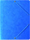 Bantex A4 Blue Prespan Folder Elastic Band
