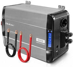 Qoltec Инвертор За Автомобил Чиста Синусоида 2000W За Преобразуване На 12V DC В 230V AC