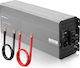 Qoltec Μετατροπέας Τάσης Pure Sine Wave 12v 230v 3000w 6000w Lcd Usb Usb-c Συμβατός Lifepo4 Agm Gel