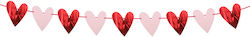 Papier Girlande Herzen 200 Cm