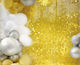 Sequin Decorative Panel Gold Background 30x30cm X100