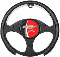 Car Steering Wheel Cover with Diameter 38cm Synthetic Red