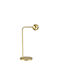 Metal Table Lamp LED with Gold Shade and Base
