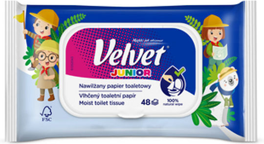 Velvet Бебешки кърпички Без Алкохол и парабени 48 броя