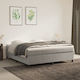 vidaXL Mattress Topper King Size Foam with Removable Cover 193x203x5cm