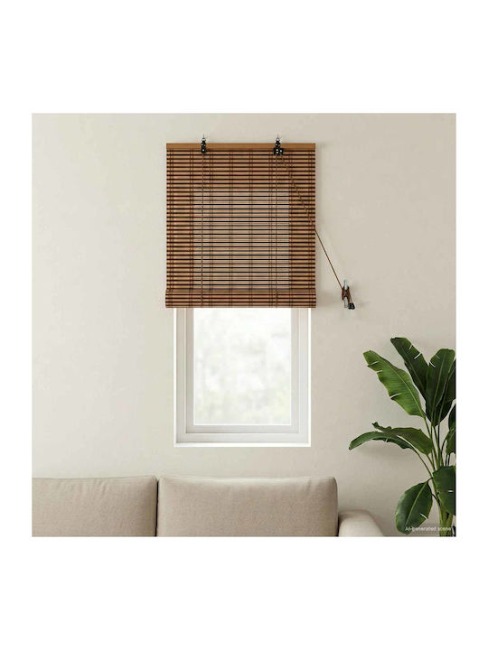 vidaXL Bamboo Blind in Brown Colour W40xH160cm