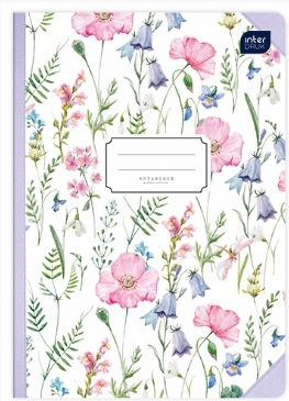 interDRUK Notebook A5 30 Sheets with White Pages