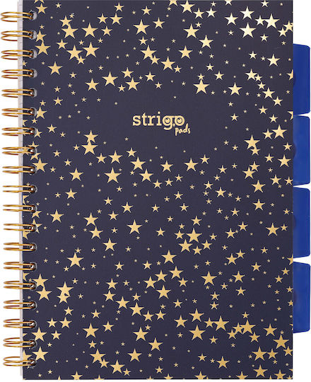 Strigo Caiet Spiral B5 100 Foi Negru
