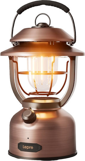 Lepro Φανάρι Led Επαναφορτιζόμενο για Camping με Φακό 1000lm Λευκό