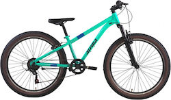Alpina 24" Bicicletă Mountain Bike Pentru Copii Turcoaz Alpina 24" Bicicletă Mountain Bike Pentru Copii Turcoaz