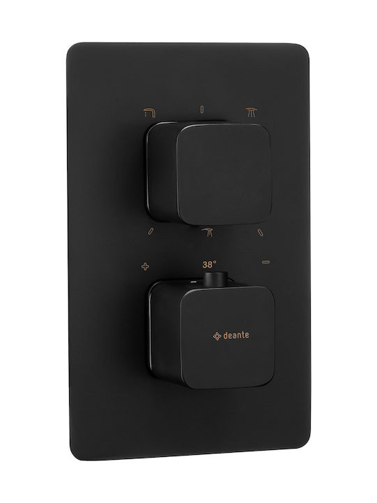 Deante Built-in Faucet Mixer for Shower Black