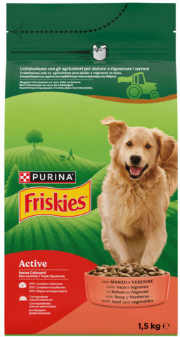 Friskies Friskies Nutri Soft 1.5kg Dry Food for Adult Dogs with Beef Meat and Vegetables