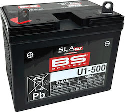Bs 2025/08 Battery U1-500 Max Fa 12v 30ah 195x125x176 Maintenance-free Sealed Increased Starting Current 500a Atv Utv Polaris Yamaha 1