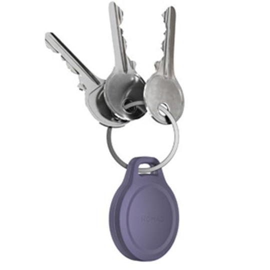 Nomad Rugged Keychain Case for AirTag in Purple Colour
