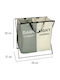 ikonka Fabric Laundry Basket