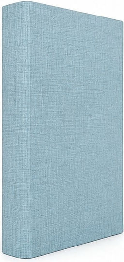 Ντοσιέ 2 Κρίκων O-ring Linen Ανοιχτό Γαλάζιο 24x32 A&g