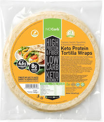 Keto Protein Tortilla Wraps Low Carb Vegan Nocarb 4τεμ 160g